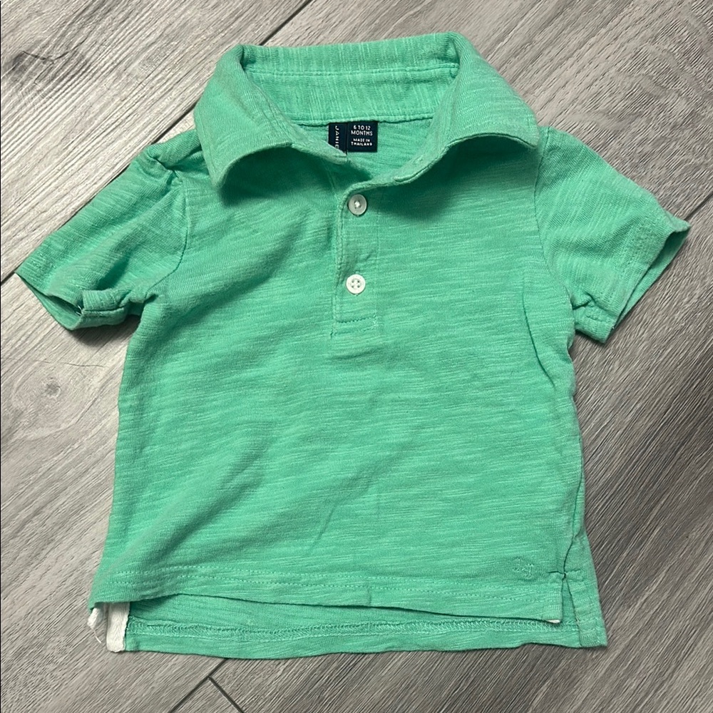 Janie and Jack Green Polo Shirt for Kids